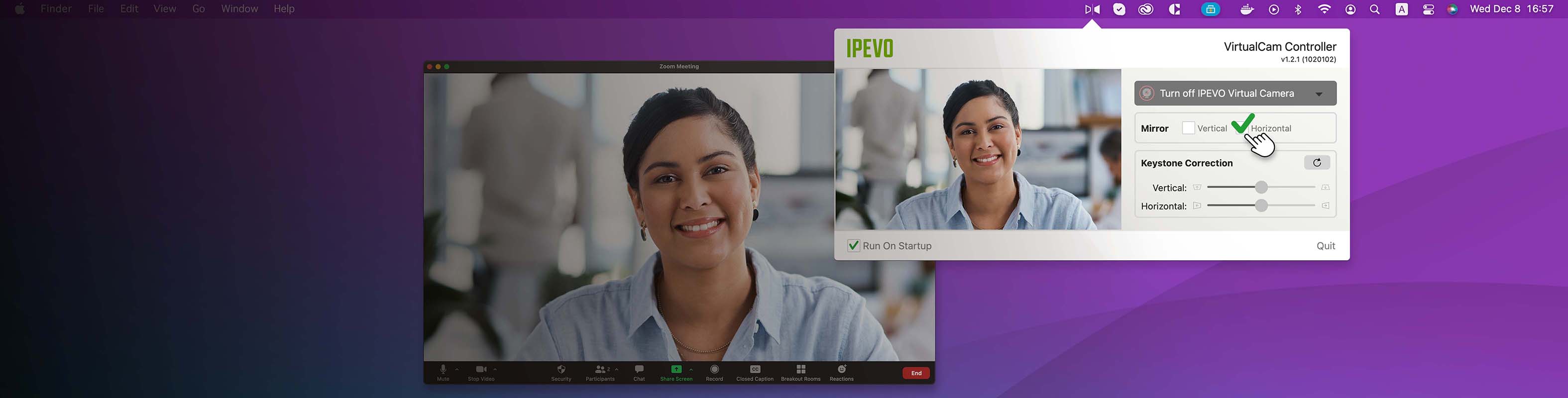 IPEVO VirtualCam Controller
